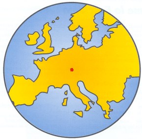 Ci siamo collocati al centro d'Europa